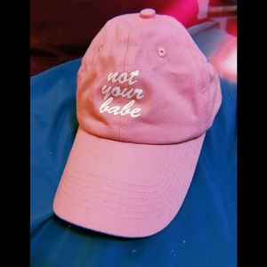 Not your babe dad cap